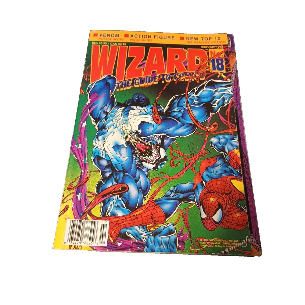 Wizard Magazine #18 The Guide to Comics February 1993 Vintage Collectible 90s